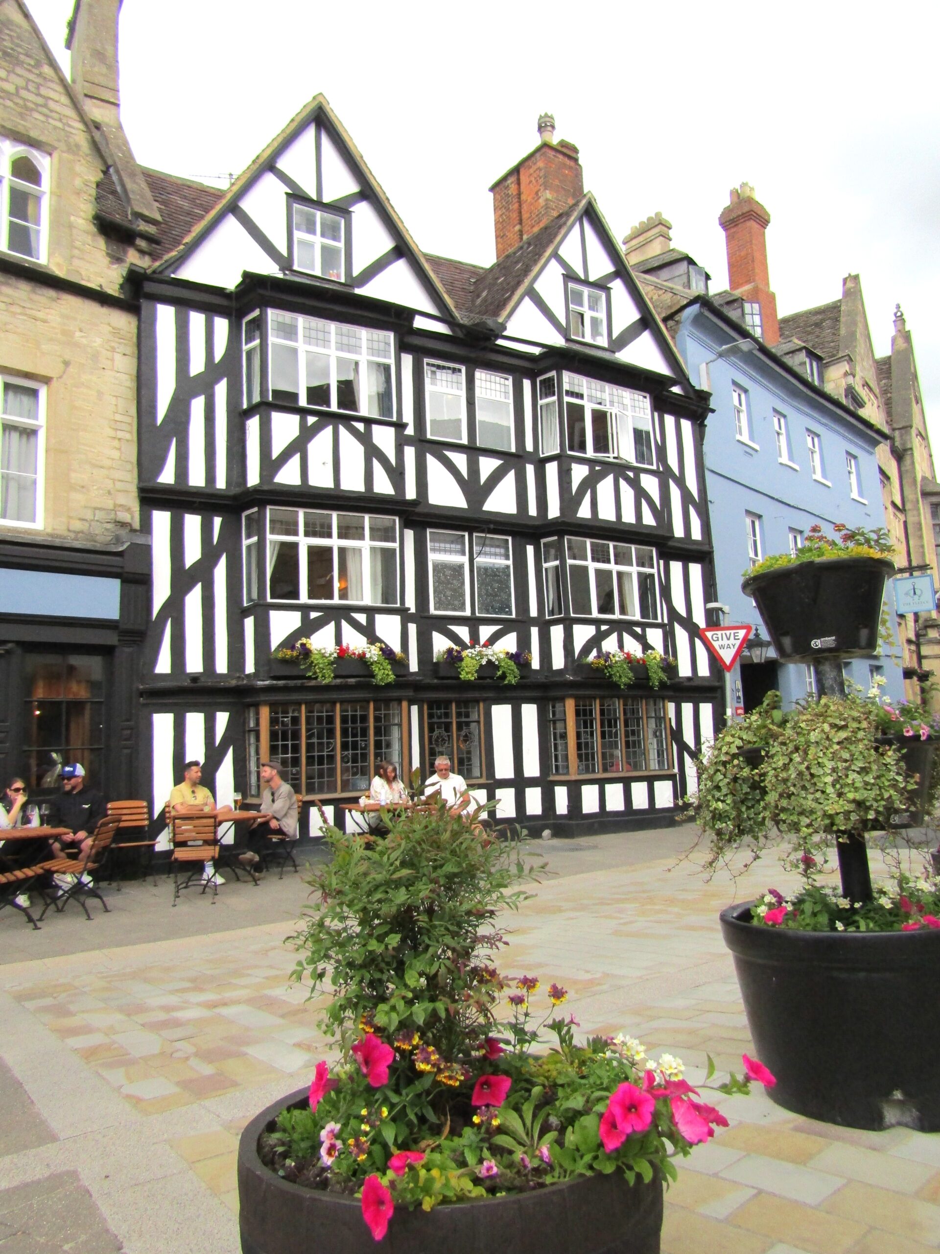 The Fleece inn on the Market Place in Cirencester