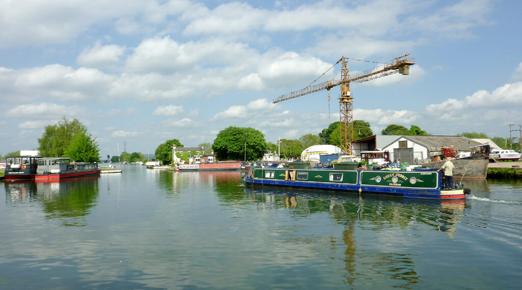 Canal basin at Saul Junction